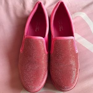◆◇DOLLS KILL PINK RHINESTONE SHOES◇◆